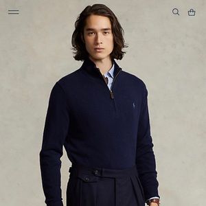 Wool Quarter-Zip Sweater Polo Ralph Lauren